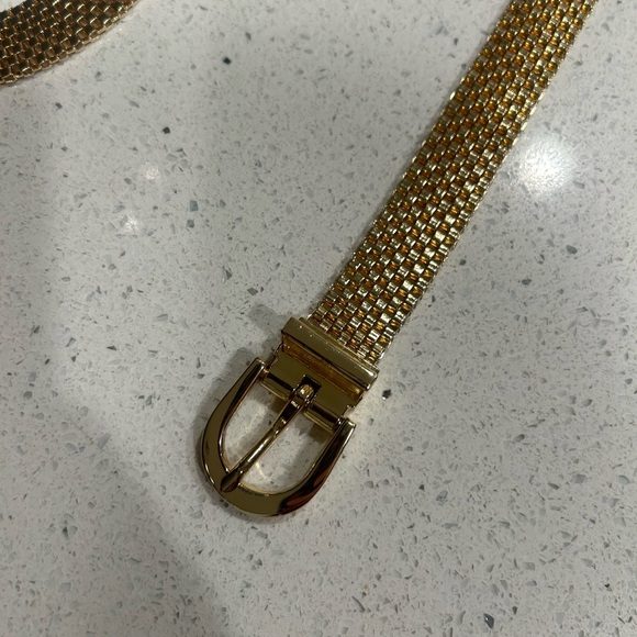 J. Crew Gold Watchband chain belt - Picture 6 of 8